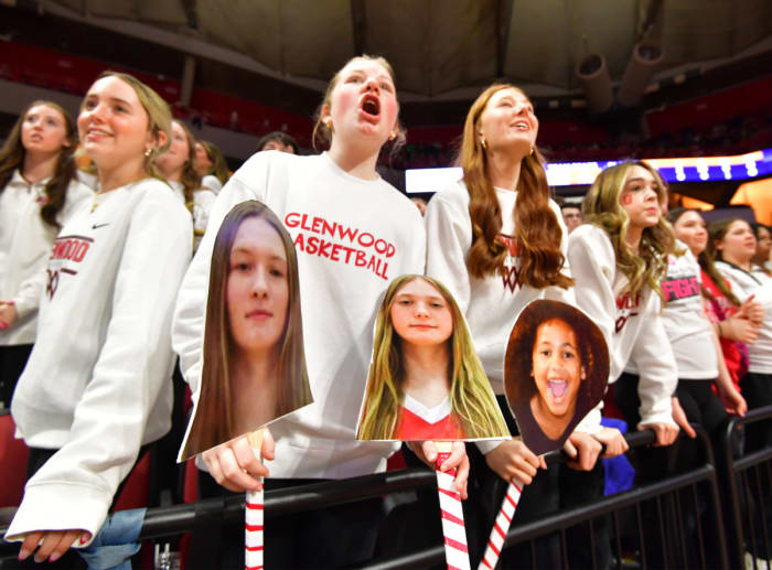 Lincoln Chatham Glenwood Illinois 3A girls basketball championship March 2 2024 Tim Vizer 26362